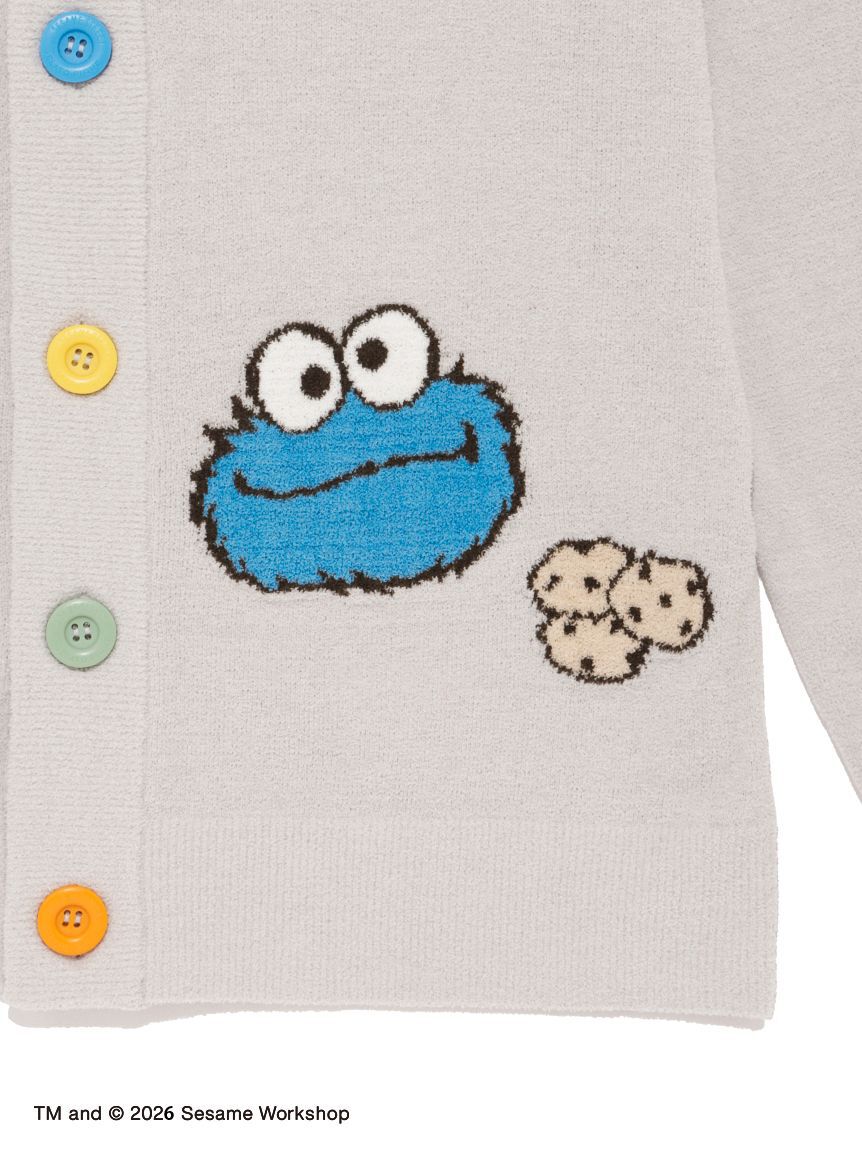 GELATO PIQUE HOMME「【SESAME STREET】【HOMME】エアリーモコアップリケカーディガン」|カーディガン|