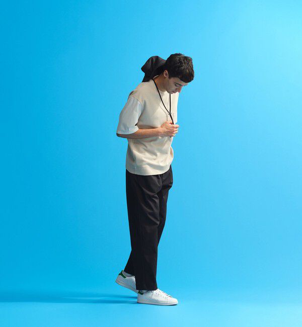 MACKINTOSH PHILOSOPHY「ニットコンビTシャツ ケーブルニット&times;ブロード」|Tシャツ・カットソー|