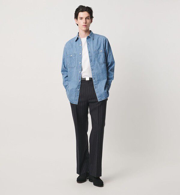 UNITED ARROWS「デニム オーバーシャツ「 SLOW &　」」|シャツ・ブラウス|