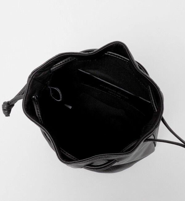 UNITED ARROWS「UNFINISHED LEATHER/アンフィニッシュドレザー 巾着バッグ」|その他|