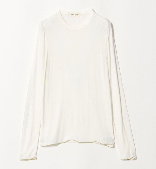 AEWEN MATOPH「＜AEWEN MATOPH＞シアー クルーネック カットソー」|Tシャツ・カットソー|