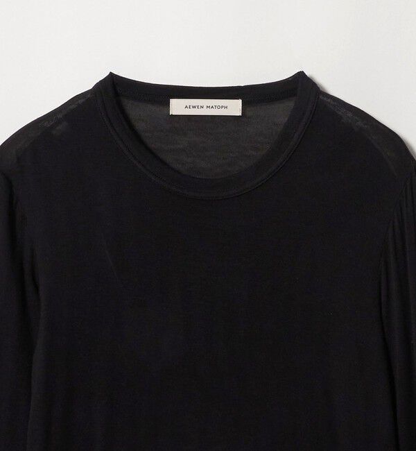 AEWEN MATOPH「＜AEWEN MATOPH＞シアー クルーネック カットソー」|Tシャツ・カットソー|