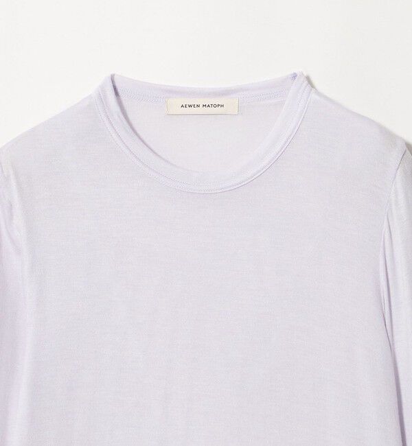 AEWEN MATOPH「＜AEWEN MATOPH＞シアー クルーネック カットソー」|Tシャツ・カットソー|