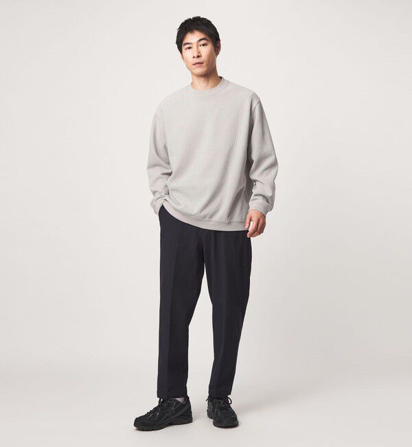UNITED ARROWS green label relaxing「モール ジャガード クルーネック 長袖 カットソー」|Tシャツ・カットソー|