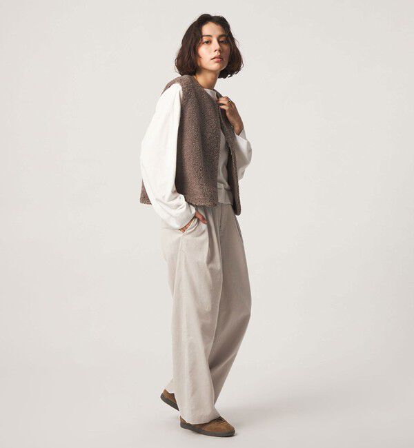 UNITED ARROWS green label relaxing「【WEB限定】＜at ease＞コーデュロイ タック パンツ」|その他|
