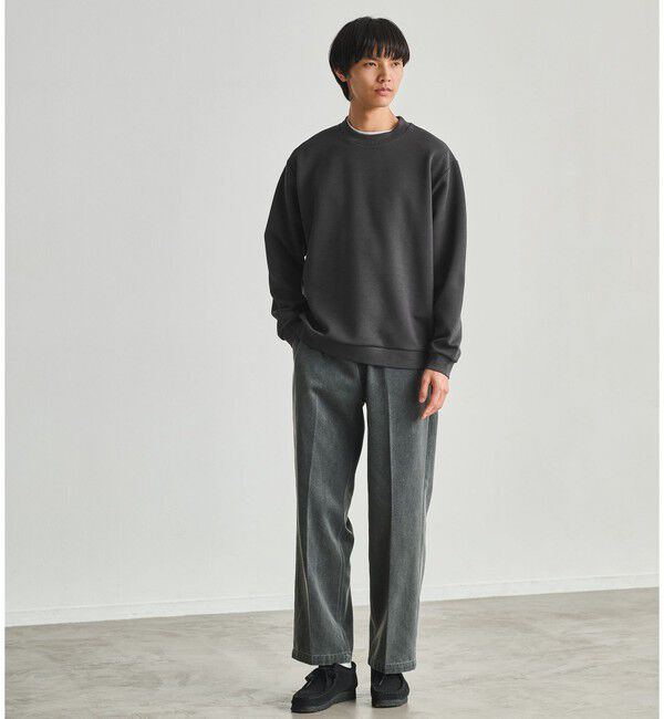 UNITED ARROWS green label relaxing「ツイル パフ クルーネック 長袖 カットソー」|Tシャツ・カットソー|