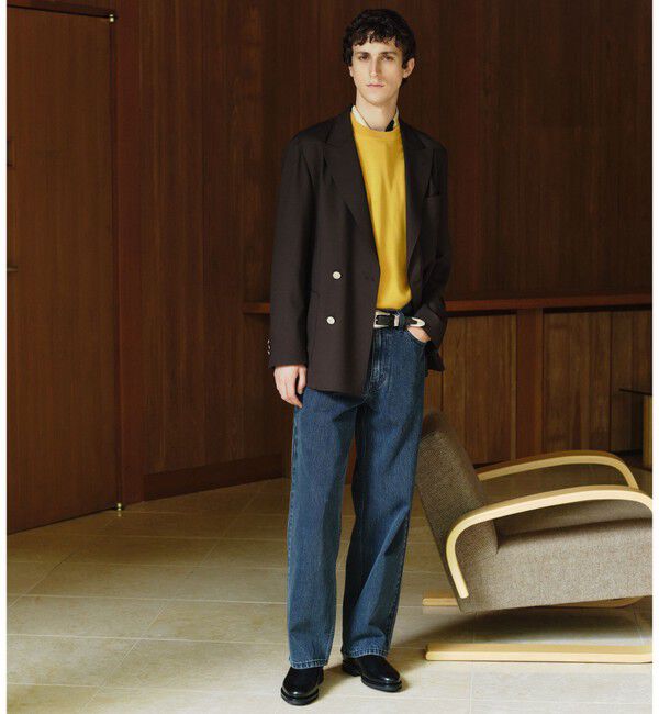 UNITED ARROWS green label relaxing「SUPER 120S ハイゲージ クルーネック ニット」|ニット・セーター|