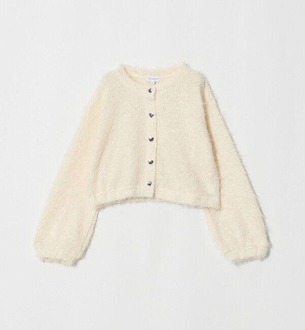 UNITED ARROWS green label relaxing「【COOL CHIC GIRLS STYLE】フラッフィー カーディガン / キッズ 120cm-160cm」|カーディガン|