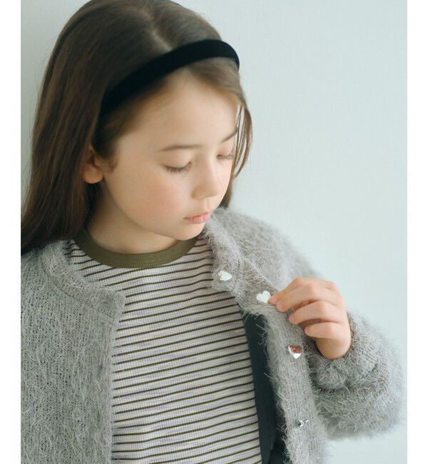 UNITED ARROWS green label relaxing「【COOL CHIC GIRLS STYLE】フラッフィー カーディガン / キッズ 120cm-160cm」|カーディガン|
