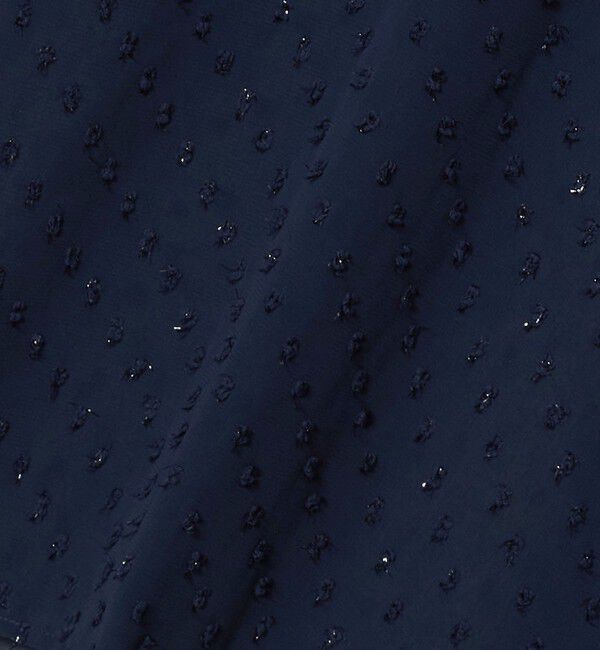 UNITED ARROWS green label relaxing「シアー フリルネック ブラウス」|シャツ・ブラウス|