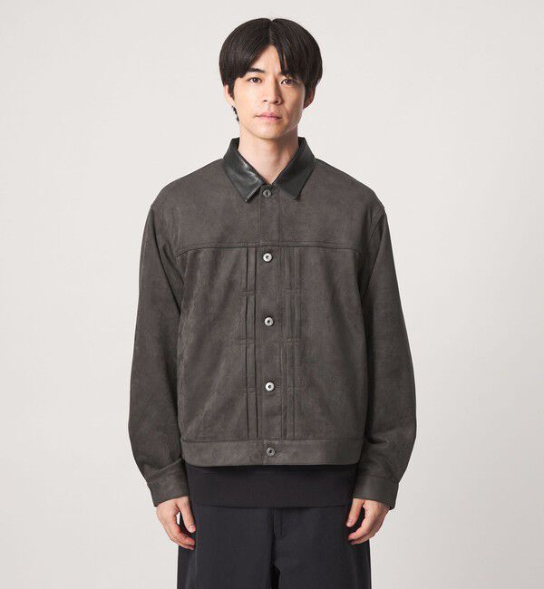 UNITED ARROWS green label relaxing「スエードライク ファーストタイプ ジャケット」|その他|