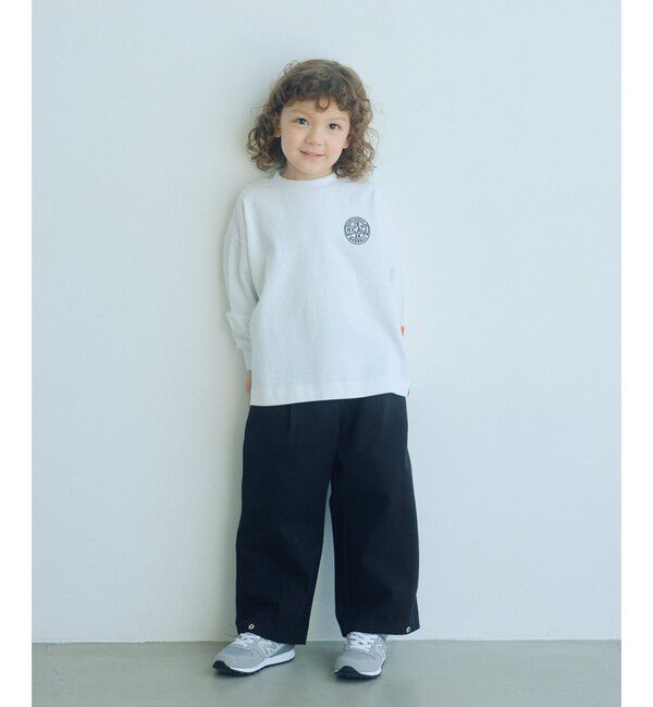 UNITED ARROWS green label relaxing「【別注】＜UNIVERSAL OVERALL＞グラフィック ロングスリーブ Tシャツ / キッズ 110cm-130cm」|Tシャツ・カットソー|