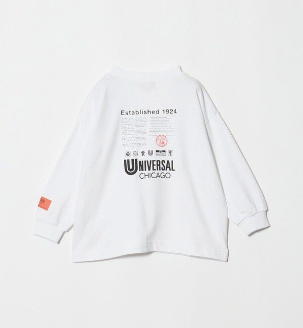 UNITED ARROWS green label relaxing「【別注】＜UNIVERSAL OVERALL＞グラフィック ロングスリーブ Tシャツ / キッズ 110cm-130cm」|Tシャツ・カットソー|