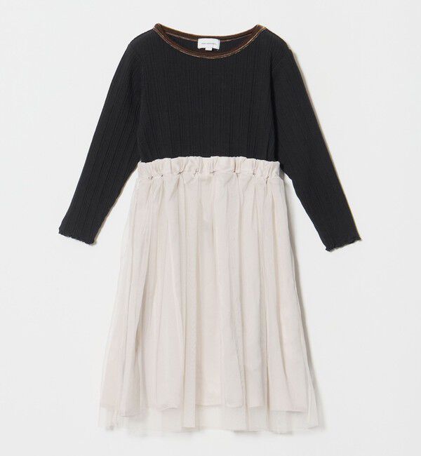 UNITED ARROWS green label relaxing「チュールドッキング ワンピース / キッズ 100cm―160cm」|ワンピース|