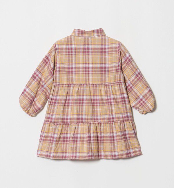 UNITED ARROWS green label relaxing「チェック ティアードワンピース / キッズ 100cm-160cm」|ワンピース|