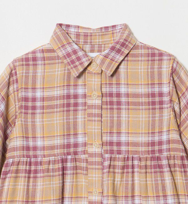 UNITED ARROWS green label relaxing「チェック ティアードワンピース / キッズ 100cm-160cm」|ワンピース|