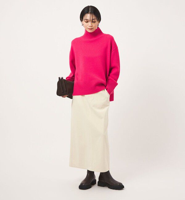 UNITED ARROWS green label relaxing「［size SHORT/TALLあり］オルマイ コール スカート マシンウォッシャブル ストレッチ」|タイト|