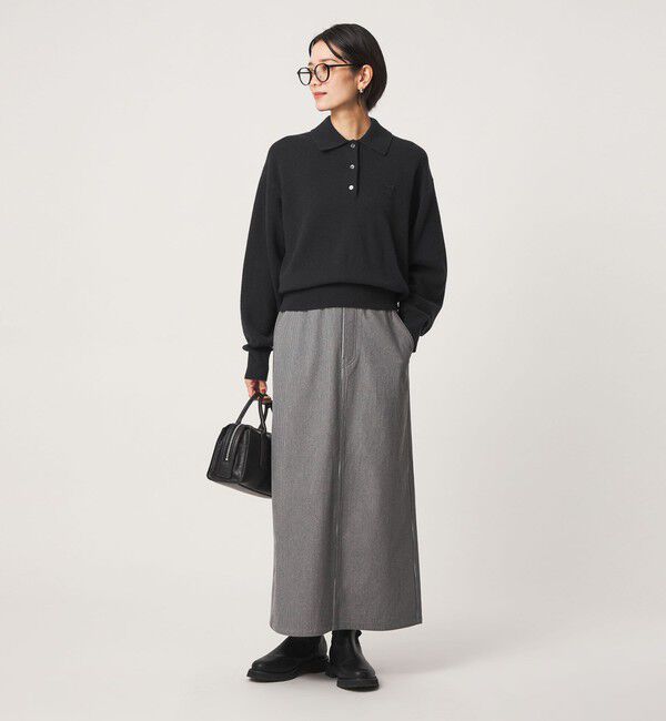 UNITED ARROWS green label relaxing「［size SHORT/TALLあり］オルマイ コール スカート マシンウォッシャブル ストレッチ」|タイト|
