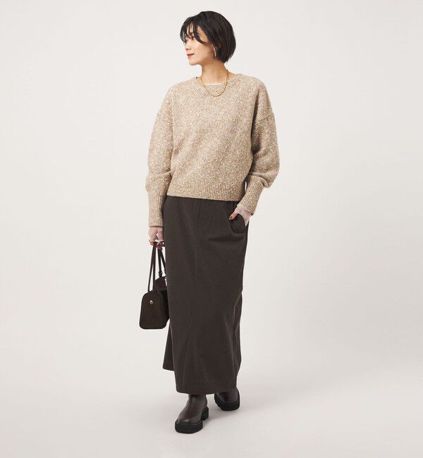 UNITED ARROWS green label relaxing「［size SHORT/TALLあり］オルマイ コール スカート マシンウォッシャブル ストレッチ」|タイト|