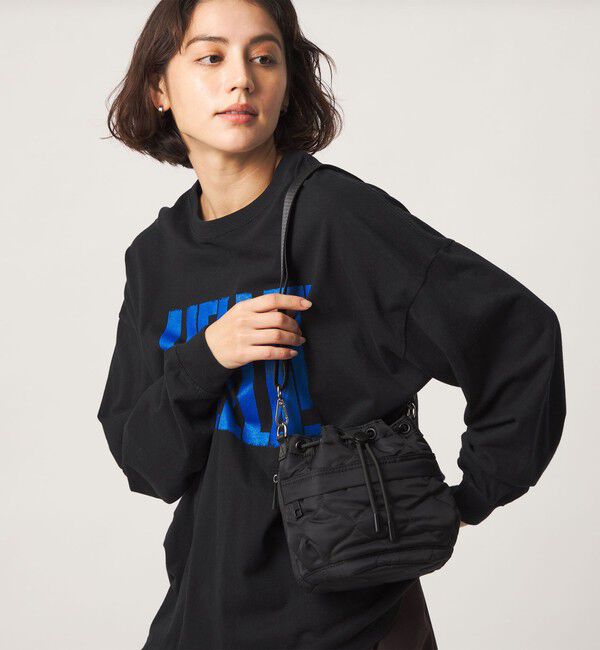 UNITED ARROWS green label relaxing「【WEB限定】＜PARTE＞キルティング ドロストバッグ ミニ / ショルダーバッグ はっ水」|ショルダー・メッセンジャー|