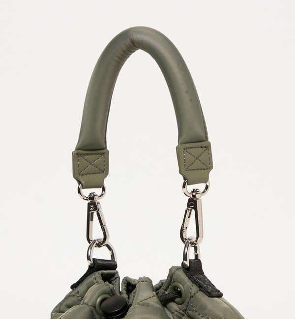 UNITED ARROWS green label relaxing「【WEB限定】＜PARTE＞キルティング ドロストバッグ ミニ / ショルダーバッグ はっ水」|ショルダー・メッセンジャー|