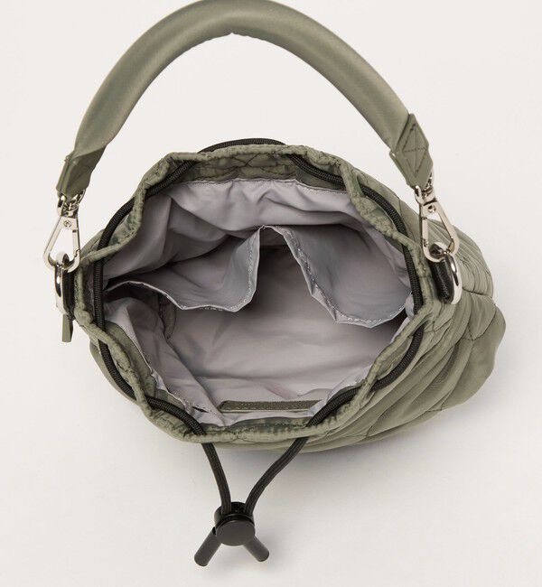UNITED ARROWS green label relaxing「【WEB限定】＜PARTE＞キルティング ドロストバッグ ミニ / ショルダーバッグ はっ水」|ショルダー・メッセンジャー|