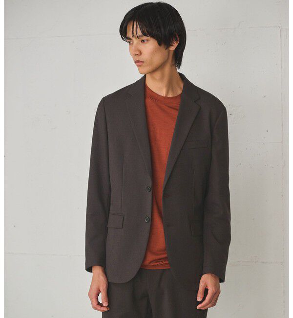 UNITED ARROWS green label relaxing「F-LET ナロー ジャケット -ストレッチ-」|テーラードジャケット|DK.BROWN