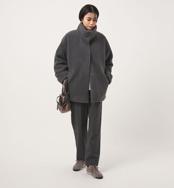 UNITED ARROWS green label relaxing「［size SHORTあり］ボア スタンドカラー ブルゾン」|ブルゾン・スタジャン|