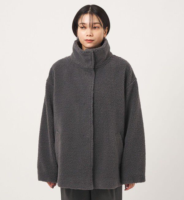 UNITED ARROWS green label relaxing「［size SHORTあり］ボア スタンドカラー ブルゾン」|ブルゾン・スタジャン|