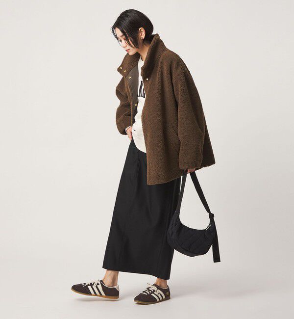 UNITED ARROWS green label relaxing「［size SHORTあり］ボア スタンドカラー ブルゾン」|ブルゾン・スタジャン|