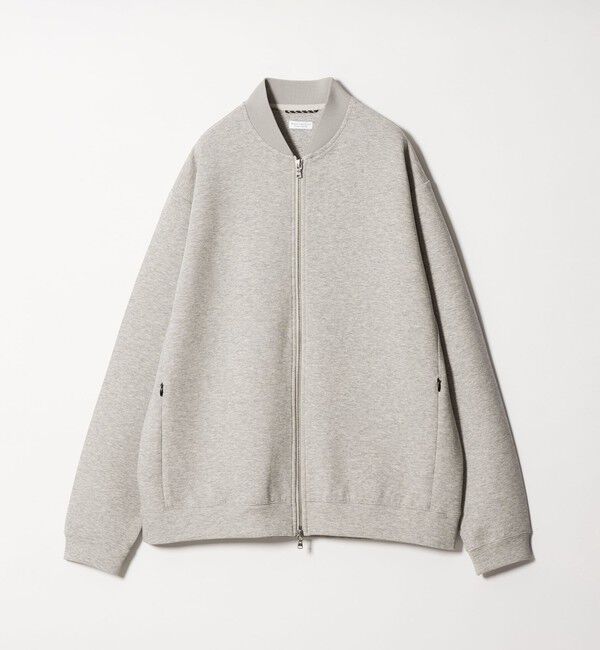BEAUTY&YOUTH UNITED ARROWS「【WEB限定 WARDROBE SMART】ダブルニット ジップブルゾン/セットアップ対応【抗菌・防臭】」|ブルゾン・スタジャン|