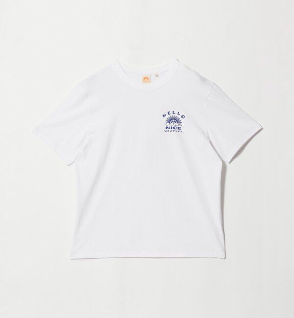 NICE WEATHER「【別注】＜HELLO SUNRISE＞ロゴプリント T シャツ」|Tシャツ・カットソー|