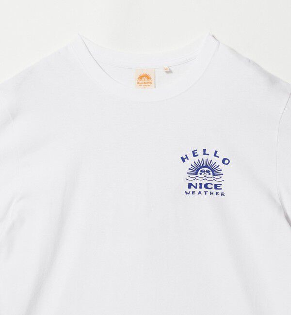 NICE WEATHER「【別注】＜HELLO SUNRISE＞ロゴプリント T シャツ」|Tシャツ・カットソー|
