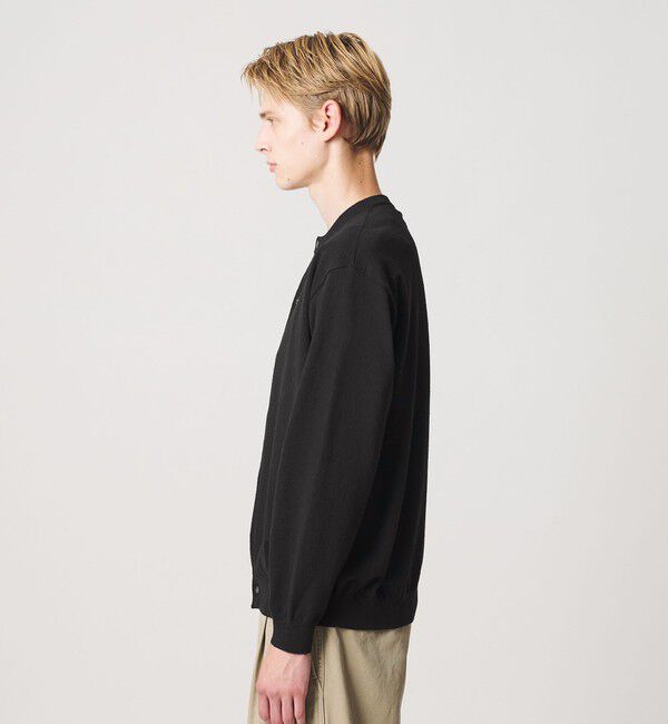 BEAUTY&YOUTH UNITED ARROWS「フェザーヤーン クルーネック カーディガン ウォッシャブル」|カーディガン|