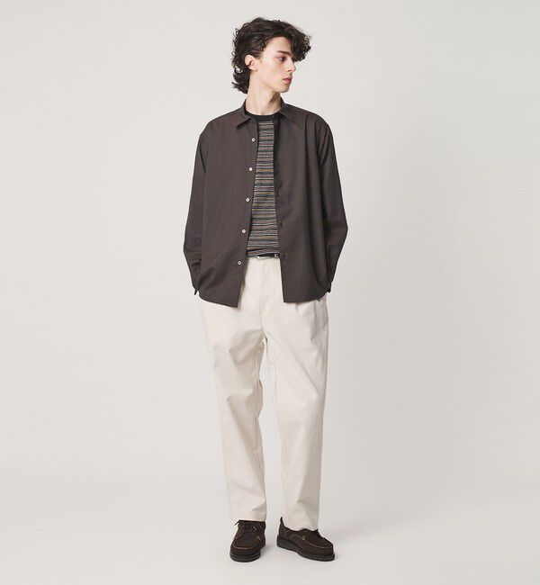 BEAUTY&YOUTH UNITED ARROWS「尾州 ウーステッド レギュラー シャツ GRANDE TAPERD型 ウォッシャブル MADE IN JAPAN」|シャツ・ブラウス|