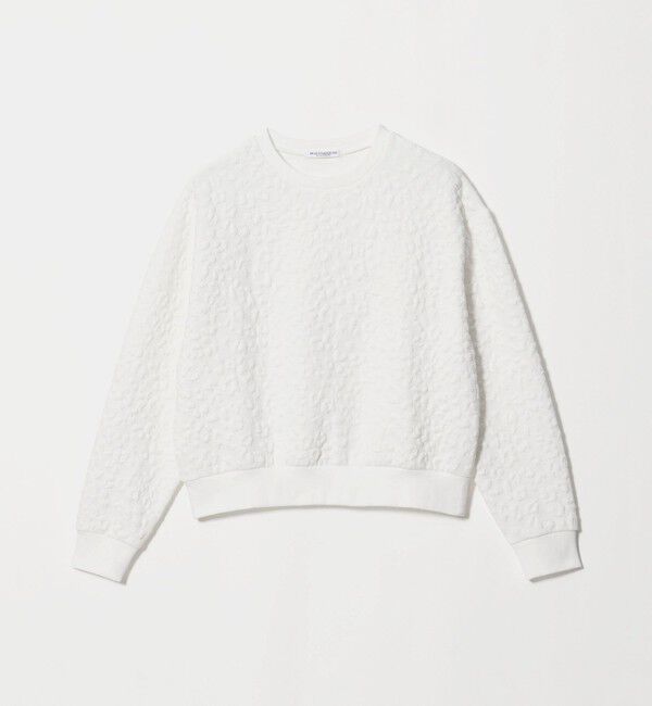 BEAUTY&YOUTH UNITED ARROWS「フラワーレオパード ジャガード クルーネック プルオーバー」|Tシャツ・カットソー|