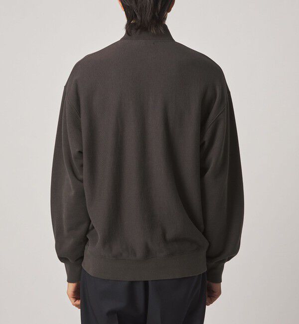 STEVEN ALAN「＜Steven Alan＞ C/R ウラケ ジップ スタンドネック スウェット」|スウェット・ジャージ|