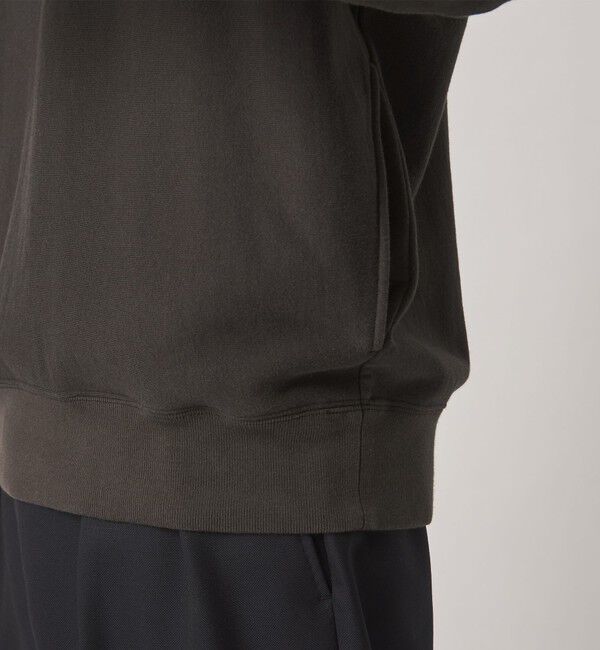STEVEN ALAN「＜Steven Alan＞ C/R ウラケ ジップ スタンドネック スウェット」|スウェット・ジャージ|