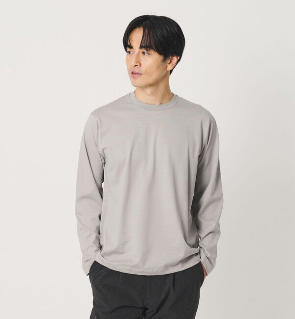 BEAUTY&YOUTH UNITED ARROWS「ハイゲージ オーガニック クルーネック カットソー 抗菌防臭」|Tシャツ・カットソー|