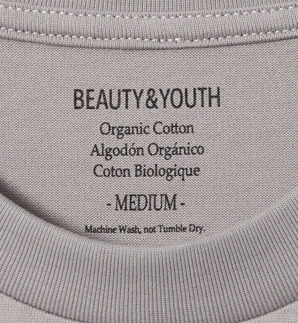 BEAUTY&YOUTH UNITED ARROWS「ハイゲージ オーガニック クルーネック カットソー 抗菌防臭」|Tシャツ・カットソー|