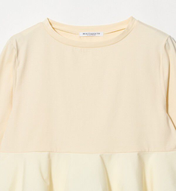BEAUTY&YOUTH UNITED ARROWS「【WEB限定】ペプラム 9分袖 プルオーバー」|Tシャツ・カットソー|