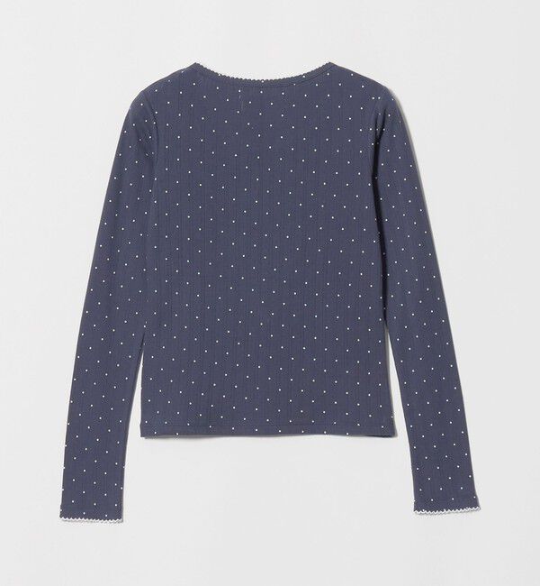 NICE WEATHER「＜NICE WEATHER＞ドットレース カットソー」|Tシャツ・カットソー|