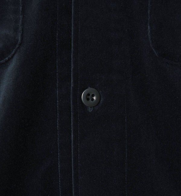 STEVEN ALAN「＜Steven Alan＞ オーガニックコットン ベルベット オープンカラー オーバー シャツ」|シャツ・ブラウス|
