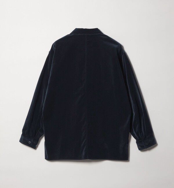 STEVEN ALAN「＜Steven Alan＞ オーガニックコットン ベルベット オープンカラー オーバー シャツ」|シャツ・ブラウス|