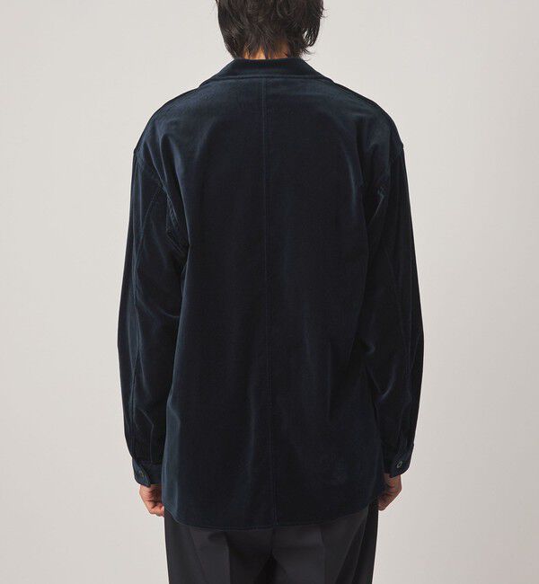 STEVEN ALAN「＜Steven Alan＞ オーガニックコットン ベルベット オープンカラー オーバー シャツ」|シャツ・ブラウス|