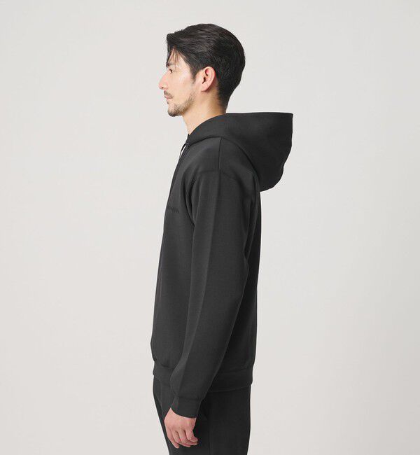 BEAUTY&YOUTH UNITED ARROWS「【WEB限定 WARDROBE SMART】ダブルニット ロゴ スウェットフーディ/セットアップ対応 【抗菌・防臭】」|Tシャツ・カットソー|