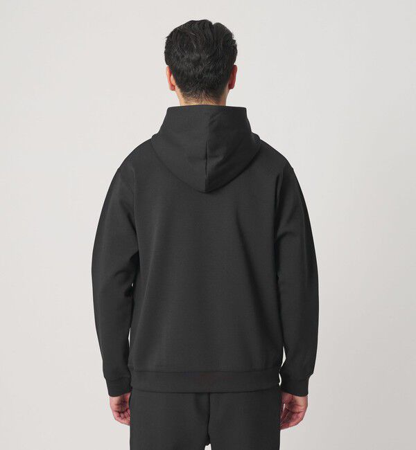 BEAUTY&YOUTH UNITED ARROWS「【WEB限定 WARDROBE SMART】ダブルニット ロゴ スウェットフーディ/セットアップ対応 【抗菌・防臭】」|Tシャツ・カットソー|