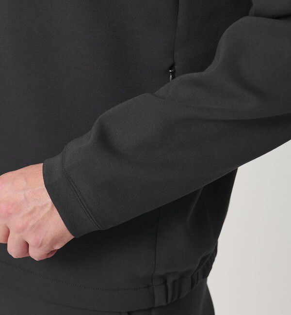 BEAUTY&YOUTH UNITED ARROWS「【WEB限定 WARDROBE SMART】ダブルニット ハリントン ジャケット/セットアップ対応 【抗菌・防臭】」|カーディガン|