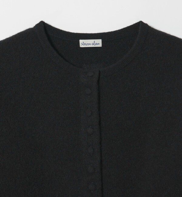 STEVEN ALAN「＜Steven Alan＞ウール ナイロン キャメル ミックス カーディガン」|カーディガン|
