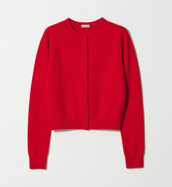 STEVEN ALAN「＜Steven Alan＞ウール ナイロン キャメル ミックス カーディガン」|カーディガン|RED